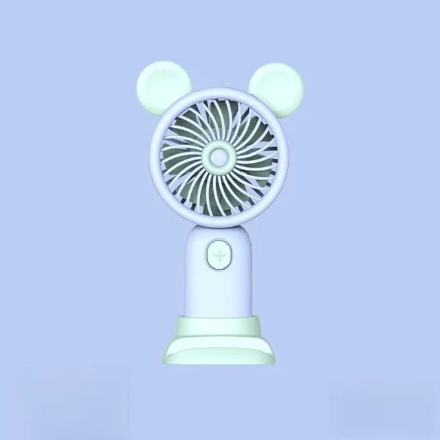 Portable Handheld Fan – Mini USB Rechargeable Personal Desk