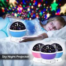 Star Master Dream Rotating Projector – 360° Starry Sky LED Night Light for Kids